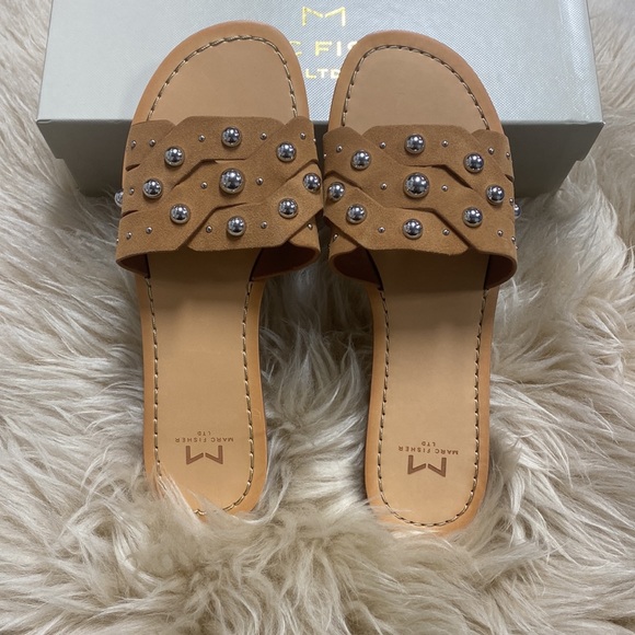 NWT Marc Fisher LTD Paxton slip on sandal. Women’s size 8.5 - Picture 2 of 6
